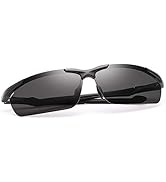 YIMI Mens Mirrored Sunglasses Polarized Sports Glasses Uv400 Protection For Women Cycling Driving...