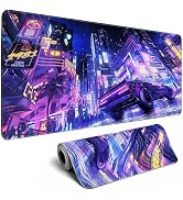 Extended Large Mouse Pad, XL Gaming Mousepad 31.5 x 11.8 Inch,Full Desk Keyboard Mat with Stitche...