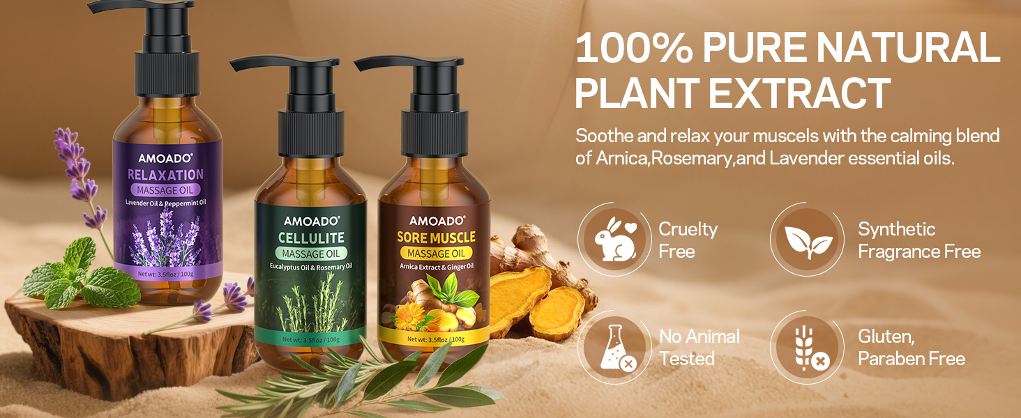 natural massage oil
