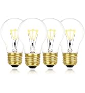 ZwwYvv Appliance Oven Light Bulbs 40 Watt- High Temperature 300 Degree Resistant -A15 E26 Medium ...