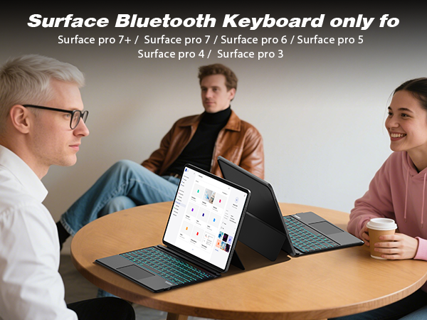 surface type cover keyboard for surface pro 9 surface pro with keyboard