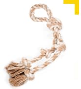 Fida Dog Rope Toys for Aggressive Chewers,Large Dog Toy Designed for Tug of War, Tough Dog Rope T...