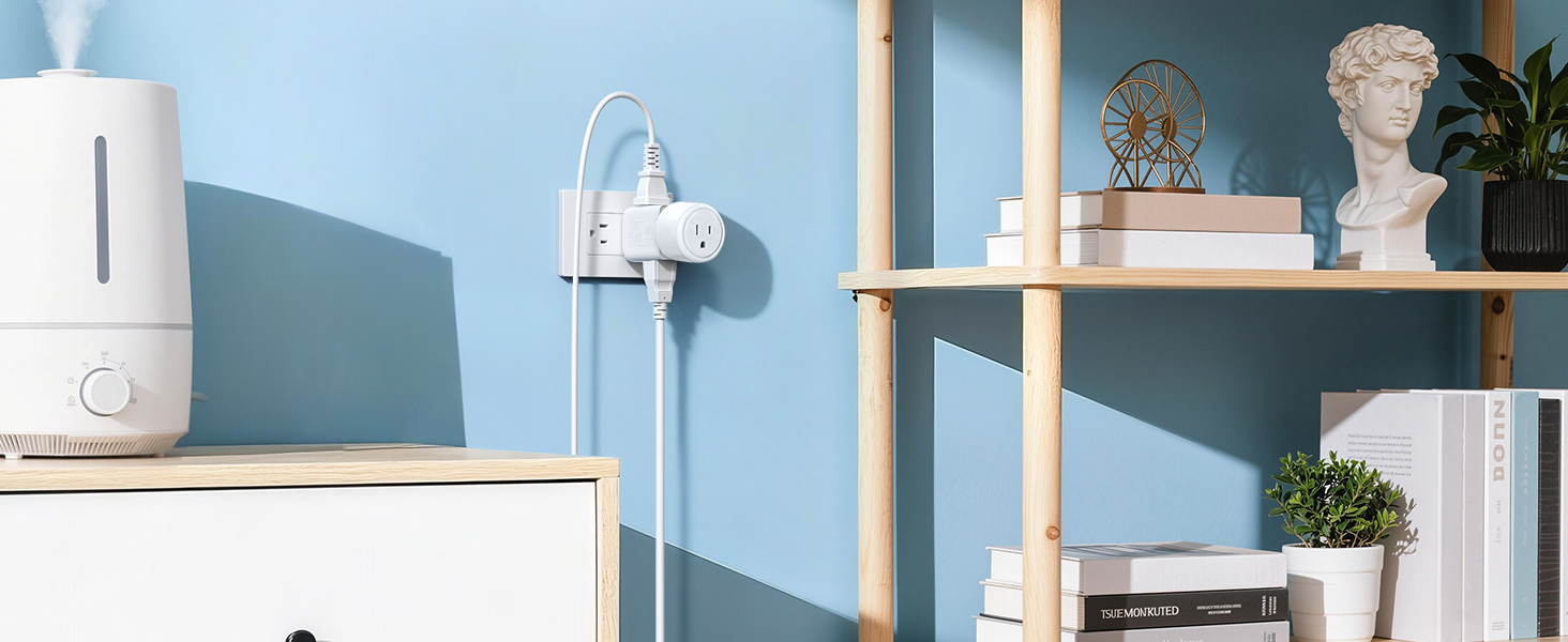outlet splitter white