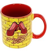 ICUP The Wizard of Oz Embossed Ceramic Mug 18oz – Yellow Brick Road & Ruby Slippers Design, Large...