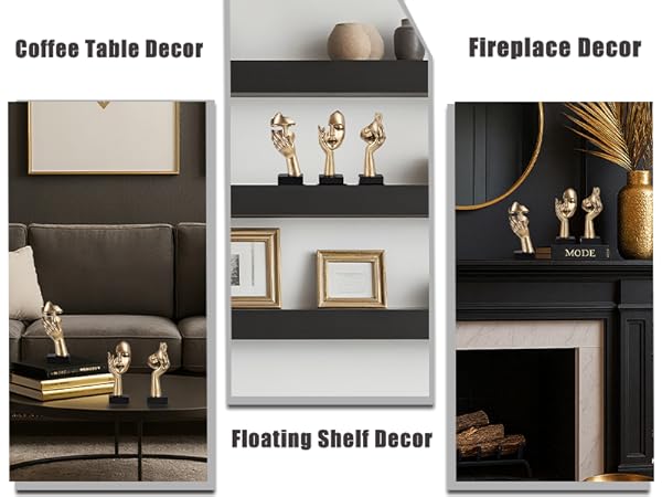 Black and gold decor