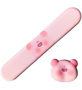 LJYZMD Cute Pig Wrist Rest Support for Mouse & Keyboard Set.17.3".Pink | Circle Curved Ergonomic ...