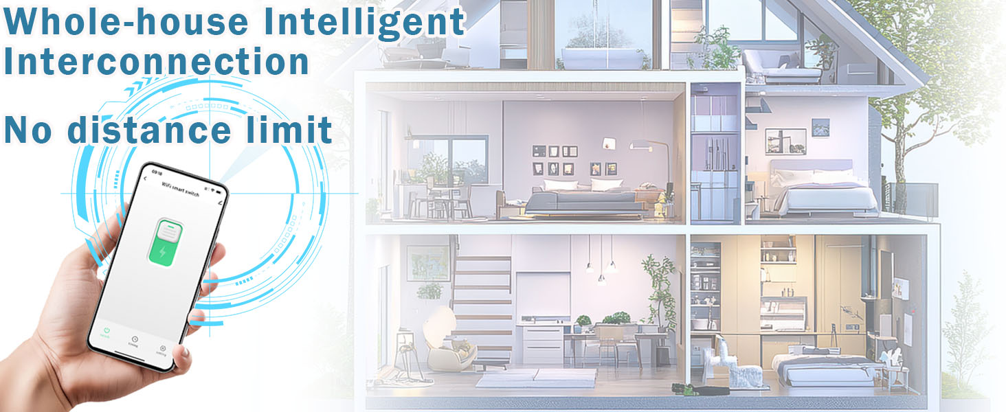 Whole-house Intelligent Interconnection, No distance limit