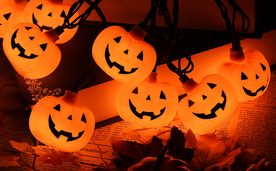outdoor pumpkin lights