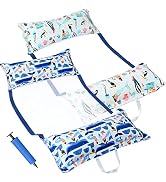 FindUWill 2-Pack Fabric Pool Floats, Inflatable Water Hammocks, XL Large Pool Float Lounger Chair...