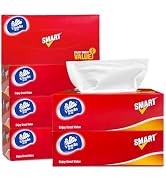 Vinda Facial Tissues 6 Pack - 2-Ply Soft & Strong Flat Box Tissues (110 Sheets/Box) - Hypoallerge...