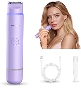 Bikini Trimmer for Women Dual Head Facial Hair Remover 2 in 1 Electric Razors for Women,Waterproo...