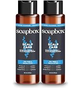 Soapbox Men's Scalp Care 2 in 1 Shampoo and Conditioner For Men, Natural Mens Shampoo and Conditi...
