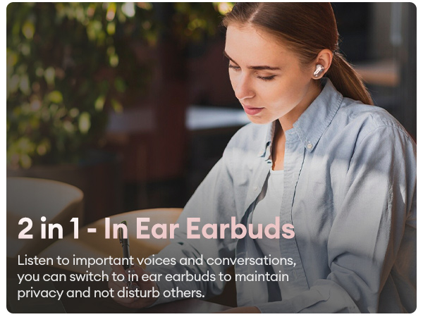 clip on earbuds bone conduction earbuds