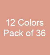 Rarlan Colored Pencils Bulk, 12 Assorted Colors, Pack of 36, 432 Count | Pre-sharpened Colored Pe...