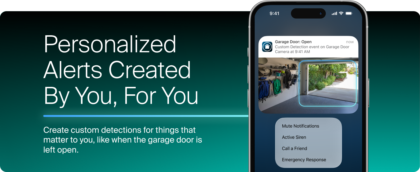 Arlo Secure Early Warning System Custom Detection