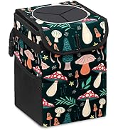 GVGHIDZ Car Trash Can - with Lid and Storage Pockets Water-Resistant Coating, No Installation Req...