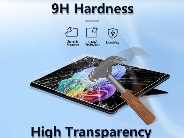 high transparency screen protector for Surface Laptop Go 3/2/1 12.4 inch with smooth touch
