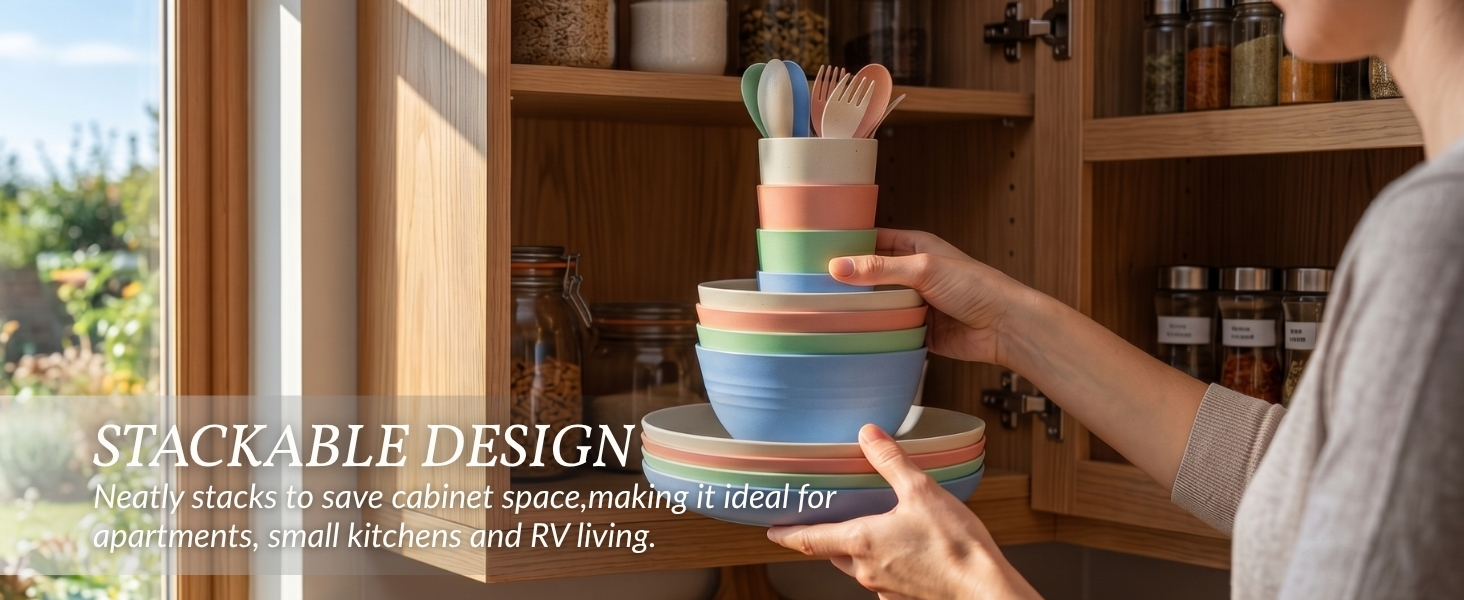 stackable plates dish set plate set plates set dinner plates wheat straw plates wheat straw bowls