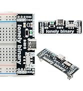 LONELY BINARY 3-Pack Breadboard Power Supply Modules - 3.3V/5V Switchable USB-C, 500mA Protection...