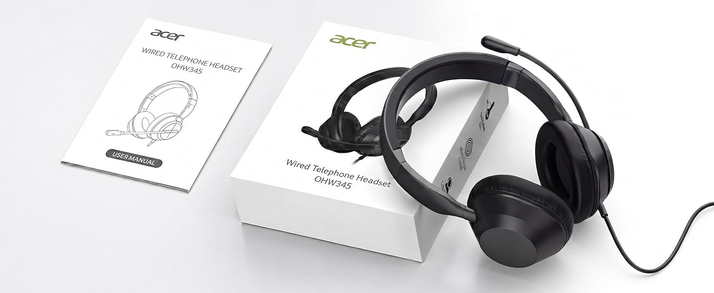computer headset with microphone