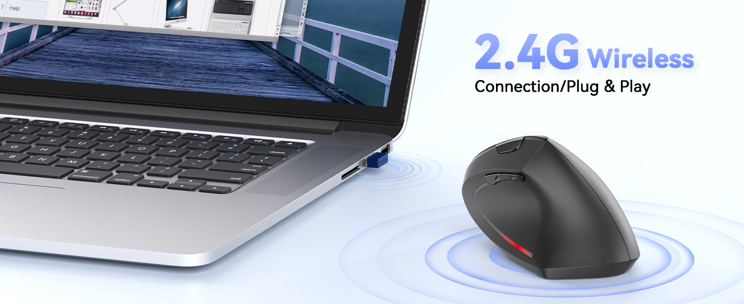wireless ergonomic mouse