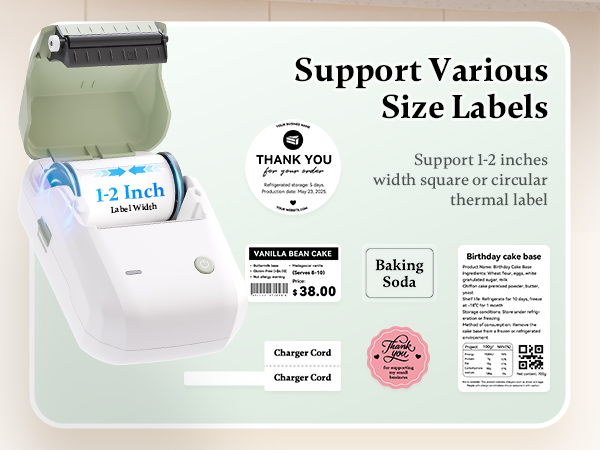 NIIMBOT B1 label maker machine with tape