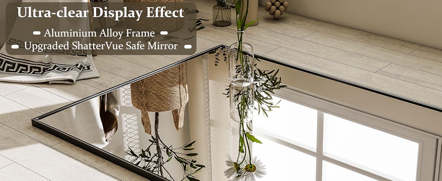 floor mirror with stand