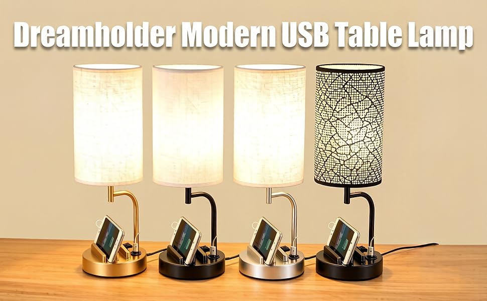 touch control usb table lamp dimmable