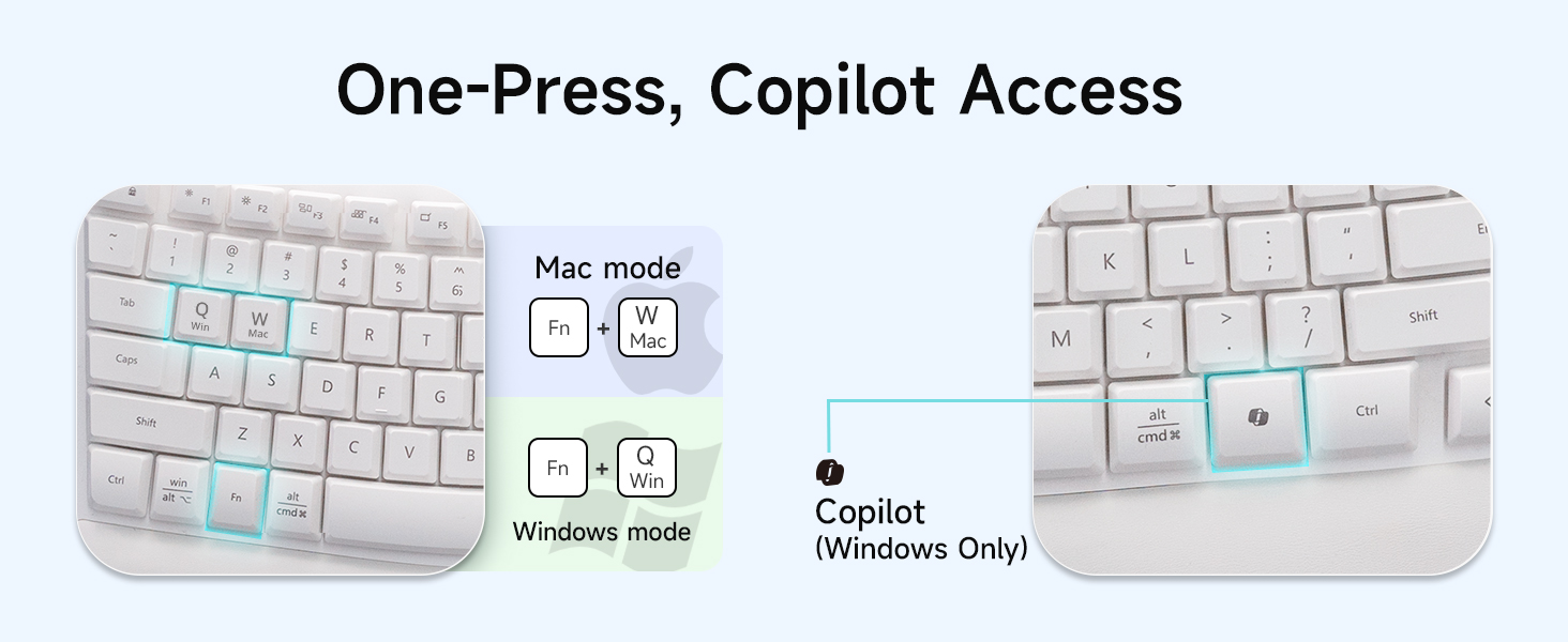 ergonomic wired keyboard