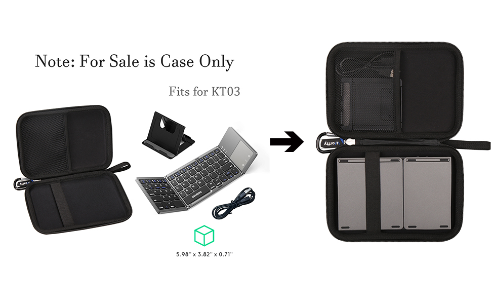Case for Samsers Foldable Bluetooth Keyboard