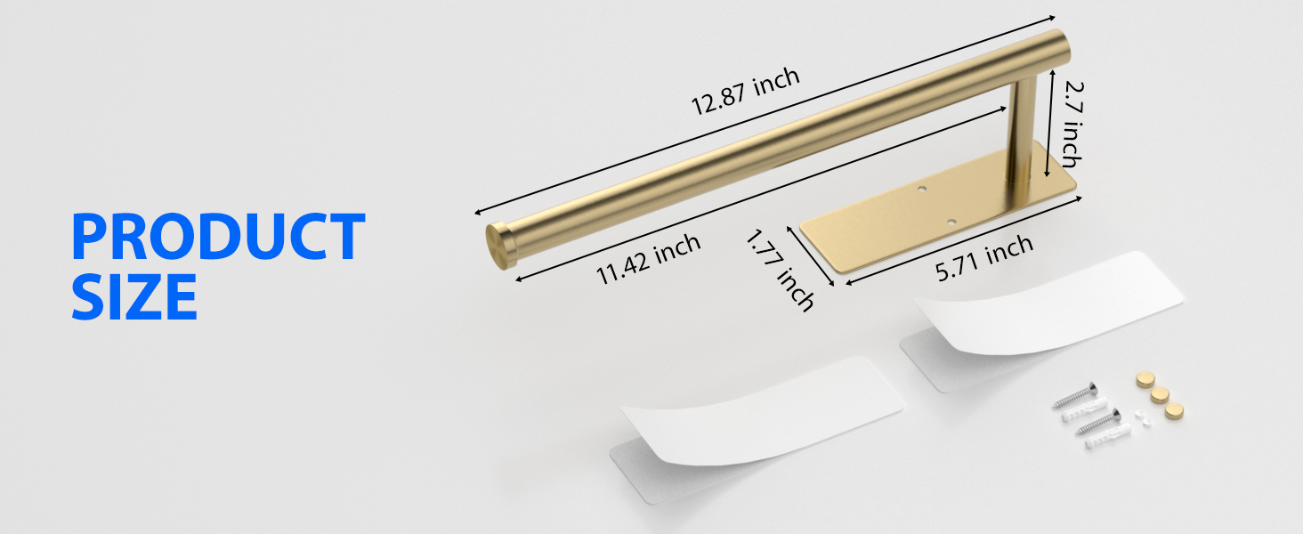 adhesive paper towel holder