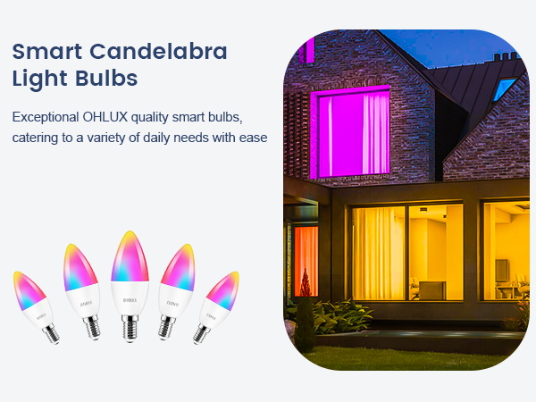 Smart Candelabra Light Bulbs