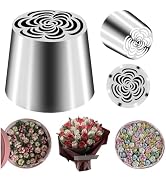 FANTEXY Extra-Large Russian Piping Tips Set,Russian Flower Piping Tips for Cake Decorating,Large ...