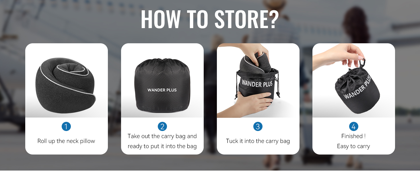 WANDER PLUS travel pillow