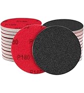 Shineboc 12Pcs 6 Inch Hook and Loop Sanding Sponge, Bowling Sanding Pads 180-3000Grit, Wet Dry Sa...