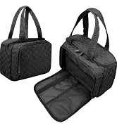 GVCELS Makeup Bag for Women with Hanging Portable Cosmetic Case Essentials Travel Organizer for F...