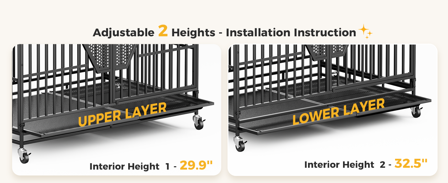 adjust internal height