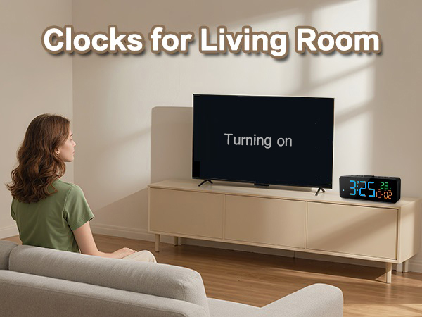 clock for post-cable living