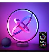 Lepro TB1 AI Smart Table Lamp, RGB+IC Addressable Color Changing Desk Light Alexa Google Home Ena...