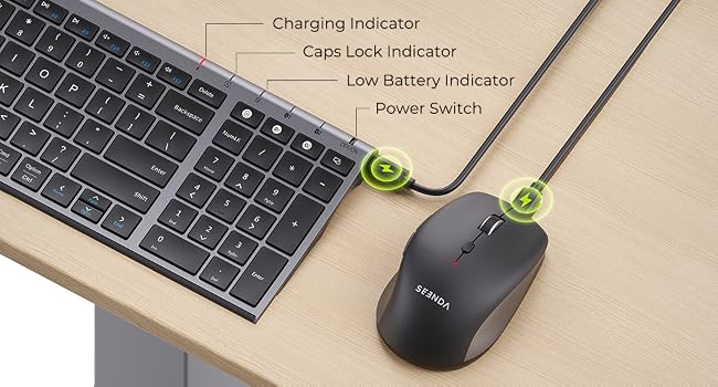 bluetooth mouse and keyboard combo