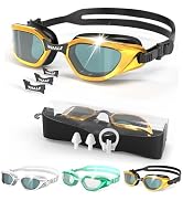Whale Swim Goggles Adult Swim Goggles Anti Fog Swimming Goggles Wear Comfortable Polarizing Swim ...