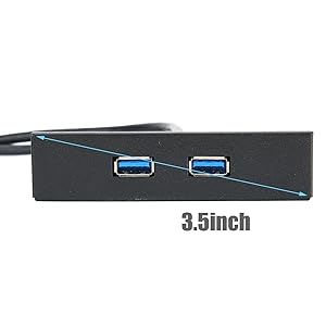 3.5-inch hub front panel