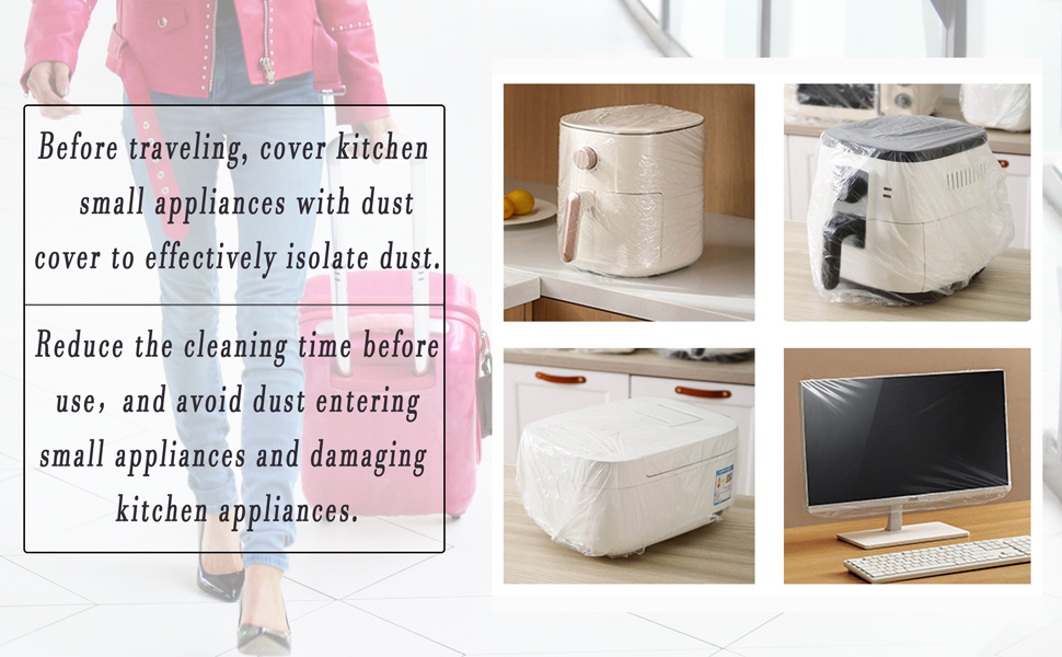 Clear Appliance Dust Covers
