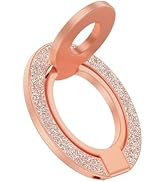 Dual-Side Magnetic Phone Ring Holder Grip, MagSafe Stand Grip, Magnetic Phone Stand & Kickstand f...