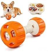 ALL FOR PAWS Dog Frozen Treat Toy, Interactive Slow Feeder Enrichment Toy for Dog, Dumbbell Treat...
