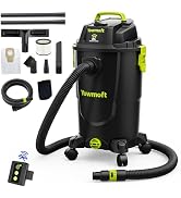 YOWMOFT CVL30-RC 8 Gallon Dust Extractor with Remote Control 5.5 Peak HP Shop Vacuum Wet Dry Vacu...