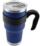 GGQ 30oz Insulated Tumbler with Handle Food-Grade 304 Stainless Steel with Lid,Straw and Cleaning...