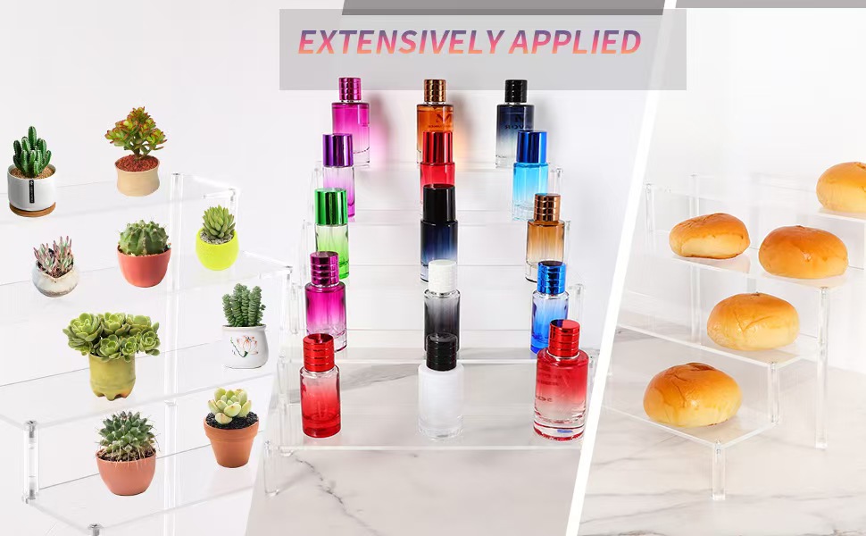 display shelf home decor pop mart display stand acrylic organizers acrylic risers