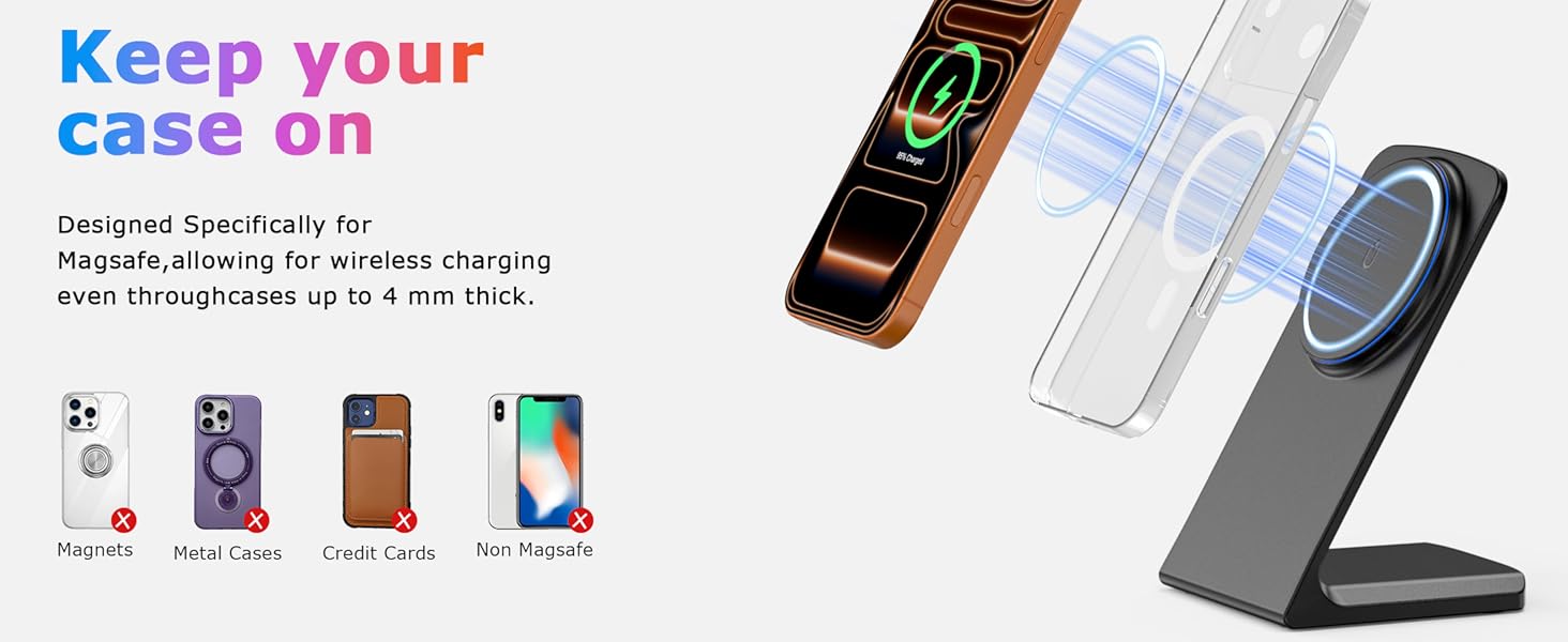 magsafe charger stand iphone