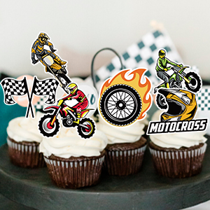 motorcycle party decorations